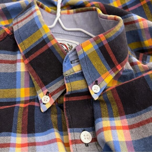 Cinch Long Sleeve Button Down Shirt Mens M  Plaid Pocket Western Cowboy Rodeo - Picture 5 of 8